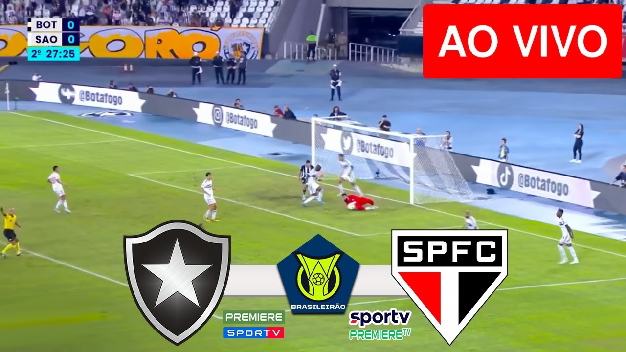 São Paulo x Botafogo ao vivo: onde assistir ao jogo do Brasileirão online