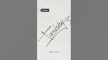 tag❤️🌹Tanisha , comment your name 🖋️✨name signechar style ✒️🔖yash art 🎨🎭
