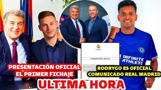 🚨ULTIMO BOMBAZO: PRIMER FICHAJE DEL BARCELONA DE FLICK - RODRYGO ES OFICIA, SALIDA DEL REAL MADRID