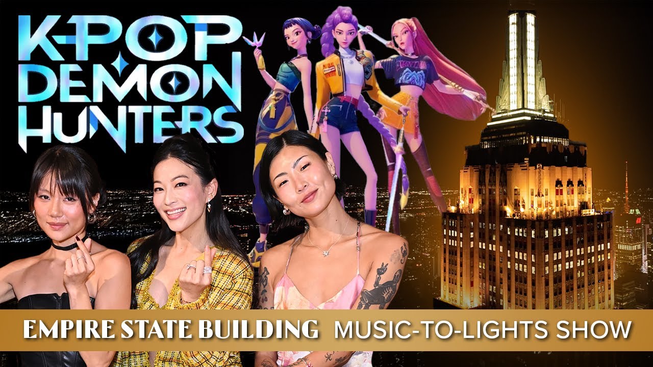 Netflix’s KPop Demon Hunters Light the Empire State Building with Music-to-Light Show