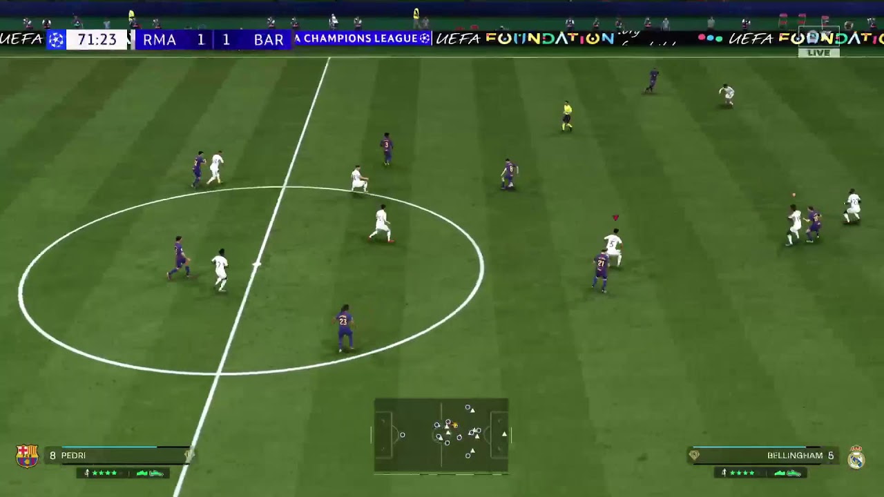 Real Madrid vs Barcelona Live UEFA l KomiKMaN Gaming