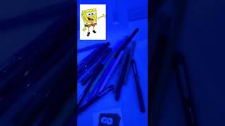 Pintando a Bob Esponja con LED #shorts