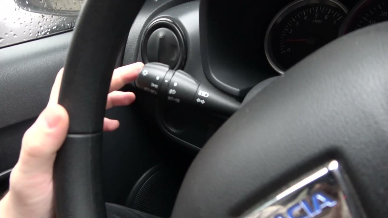 How to Use Turn Signals in Dacia Sandero ( 2011 2020 ) Turn On or