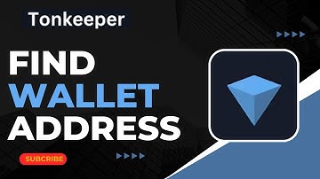 How To Find TonKeeper Wallet Address !