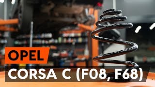 Jak wymienić sprężyny tylne w OPEL CORSA C (F08, F68) [PORADNIK AUTODOC]