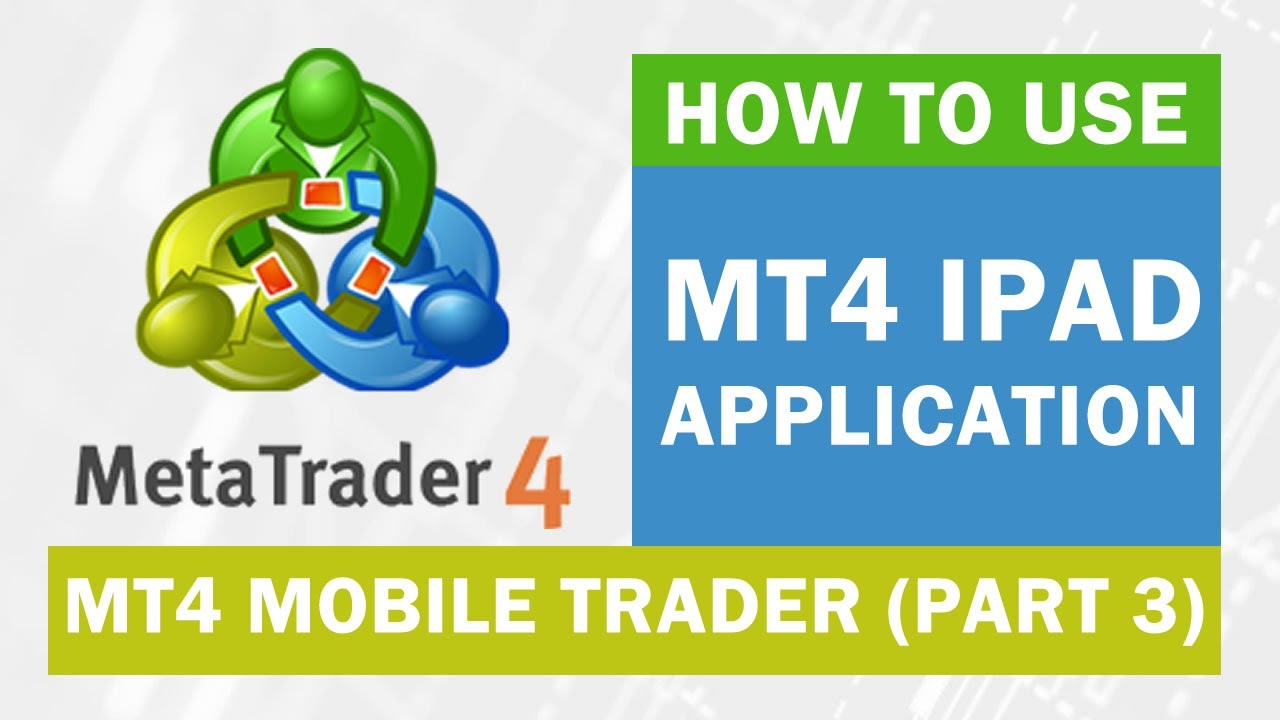 MetaTrader 4 ► How to Use the MT4 iPad Application (P.3) ● XM Tutorial
