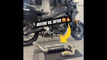 Leo Vince Exhaust Install & Sound Test - 2024 Yamaha Tracer 9 GT+ (Before & After)