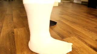 Asmr Nylon Sockplay Black And White