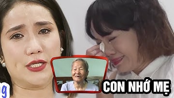 Chỉ được NHÌN MẸ qua màn hình, nữ diễn viên KHÓC NGẤT khiến MC Cát Tường nghẹn lòng xót xa I NKN