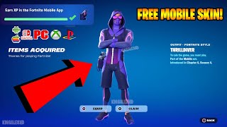 How To Get Thrilldiver Skin NOW FREE In Fortnite! (Any IOS &amp; Android Mobile Device) Free Mobile Skin