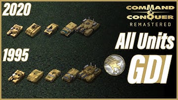 [REMASTERED] C&C | GDI | All Units | 2020 vs 1995