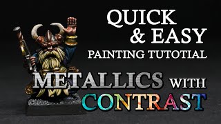 Painting metallics with Citadel Contrast paints!