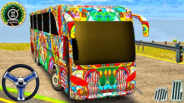 Ultimate Coach Bus Driver 2025 - Real Bus Uphill Simulator 3D! Bus Game Android GamePlay