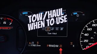 Tow/Haul Mode.  When Do You Use It? #newtoyou #fordtrucks #towing