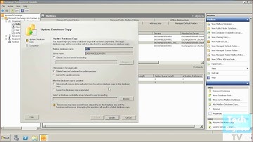 Suspend, Resume Mailbox Database Copies in DAG (Database Availability Group) of Exchange Server 2010