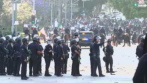 Marines deployed to Los Angeles to respond to immigration protests