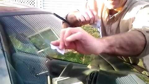 How to re-attach a rear view mirror