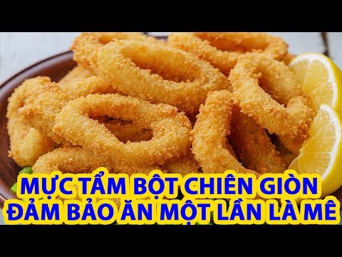 Video: Mực Tẩm Bột