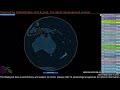 Real Time Earthquakes Monitoring with latest development version of #GlobalQuake
