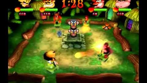 Crash Bash - Warp Room 4: Forest - 136) Jungle Fox Lv. 5