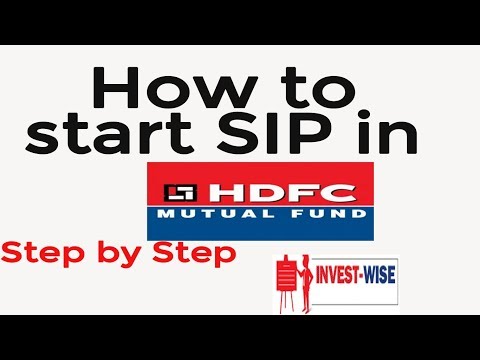 How Start SIP in HDFC Mutual Fund Online and Add biller in Net banking