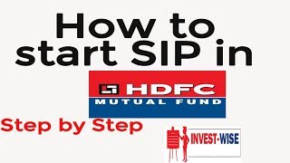 How Start SIP in HDFC Mutual Fund Online and Add biller in Net banking