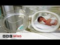 Baby saved from dead mothers womb in gaza dies  bbc news