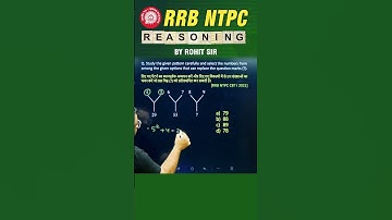 🔥MISSING NUMBER | REASONING BY ROHIT SIR #shorts #ssc #sscgd #rrbntpc #rrb_ntpc #radianmensa