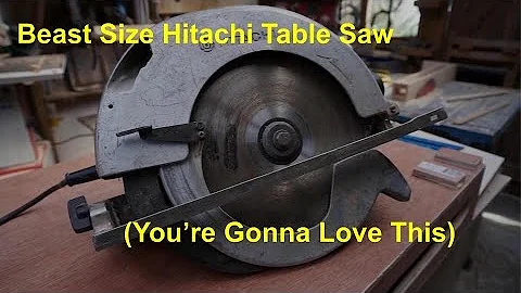 Beast Size Hitachi Table Saw (You're Gonna Love This)