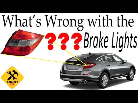 Video: Perché la mia luce del freno è accesa nella mia Honda Accord?