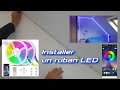 Comment installer un ruban led multicolore pour chambre fixer une bande lumineuse led