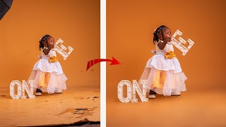 HOW TO MAKE YOUR BACKDROP FLAWLESS AND SMOOTH IN PHOTOSHOP FOR BEGINNERS| PHOTOSHOP TUTORIAL