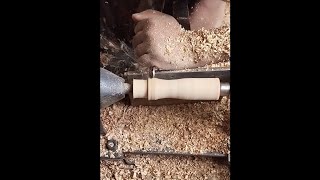 Making wooden iron axe handle, Sharma Enterprise