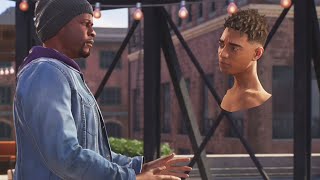 A completely normal cutscene in Spider-Man 2..