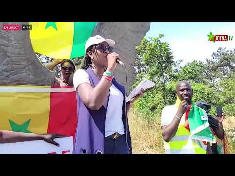 Grande manifestation des Sénégalais devant la Cour pénale internationale