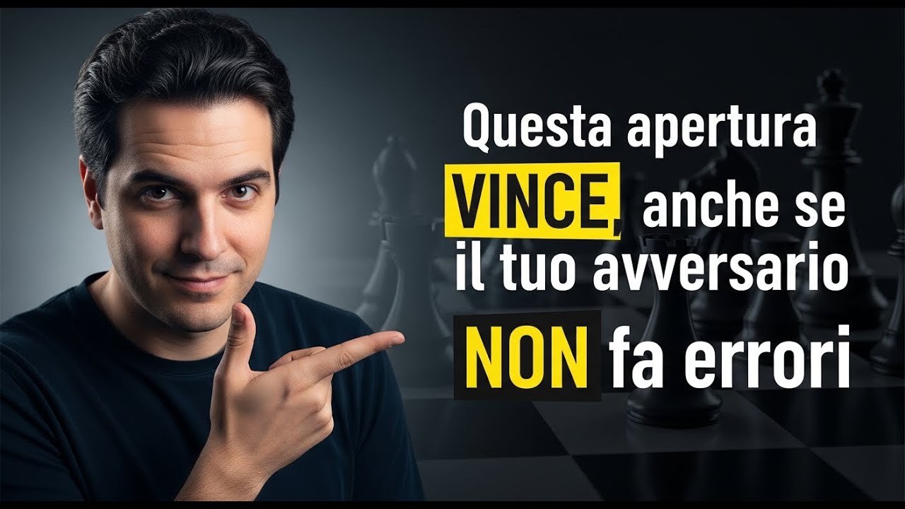 Questa apertura VINCE, anche se il tuo avversario NON fa errori