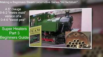 Make a Miniature Steam Locomotive Series ( Super Heaters Part 3 - A Beginners Guide ) "mr factotum"