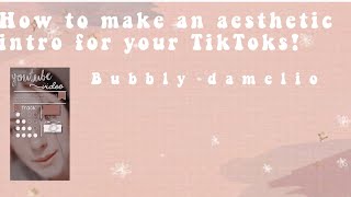 TikTok intro tutorial screenshot 5
