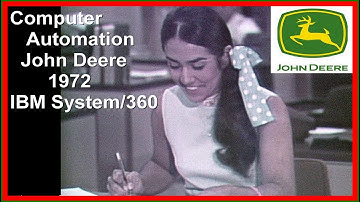 1972 John Deere Computer Automation Order System FLASH on IBM System/360 65 mainframe original promo
