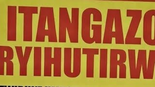 🚨 ITANGAZO RYIHUTIRWA RIKUREBA WOWE MWARIMU 🚨