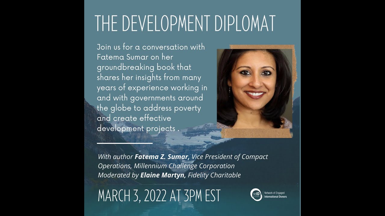 The Development Diplomat Book Event with Fatema Sumar