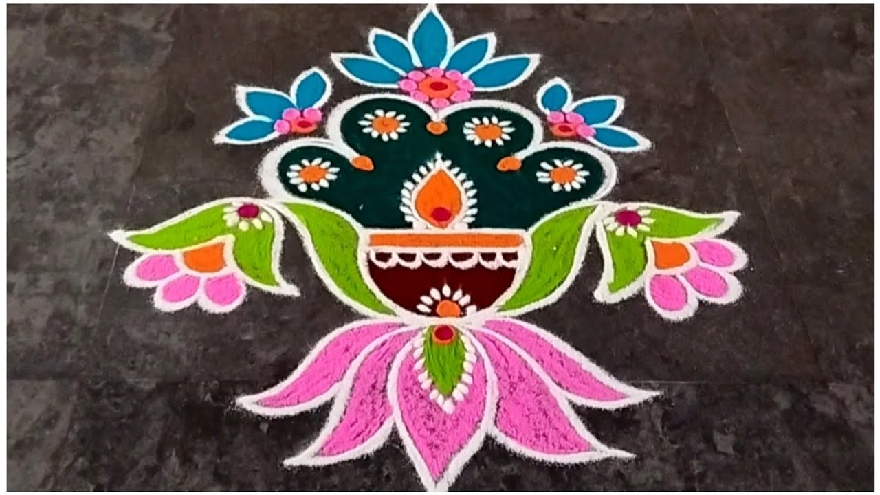 Ugadi Special Rangoli Design 2026 | Chaitra Navratri Muggulu | Daily Simple Kolam | Gudi Padwa Pooja