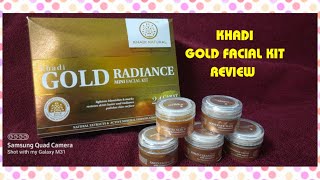 khadi gold facial kit