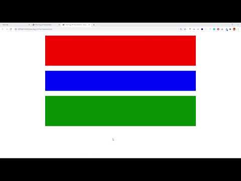 Design a Flag using a single div and CSS Linear Gradient