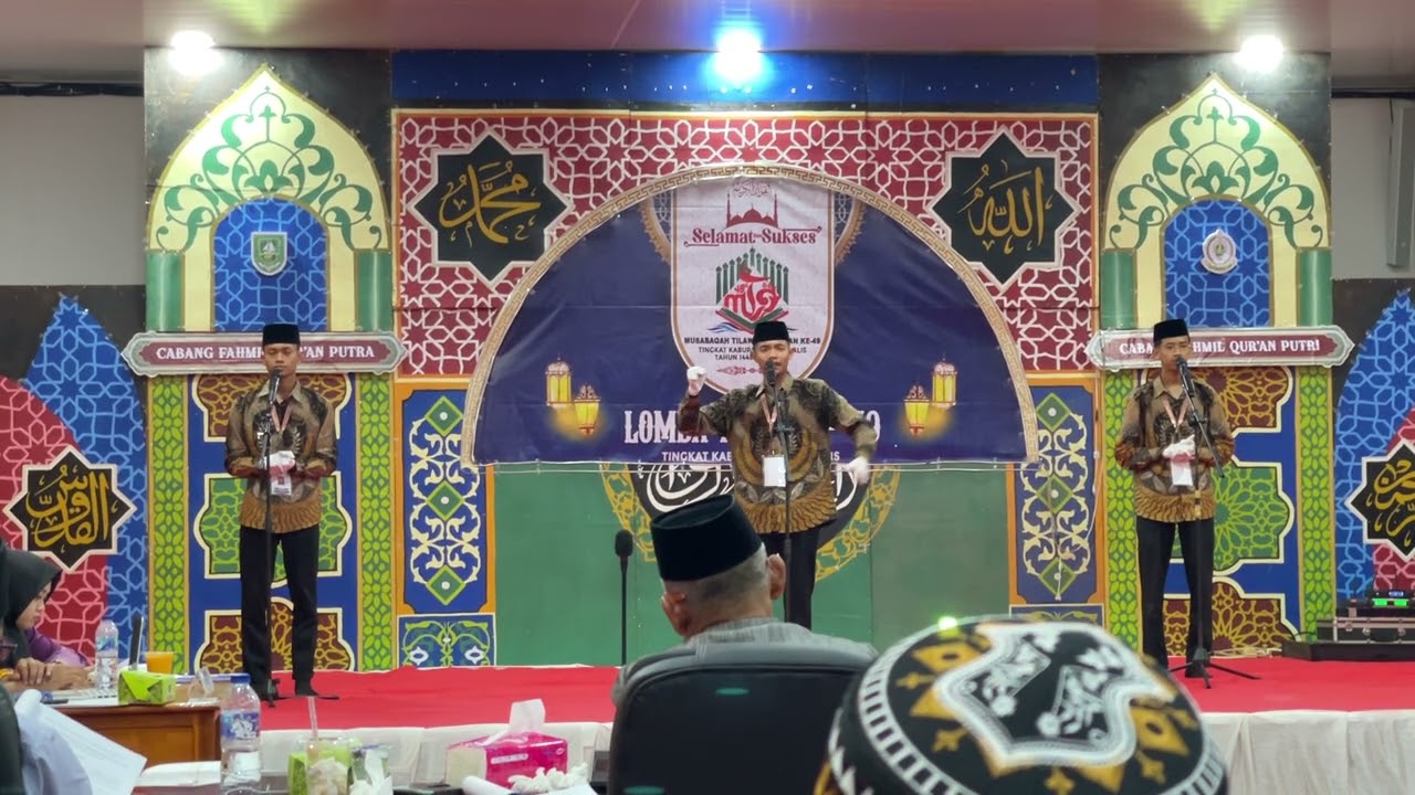 JUARA 1 SYARHIL QUR’AN PUTRA (Final) MTQ Kab. Bengkalis 2024