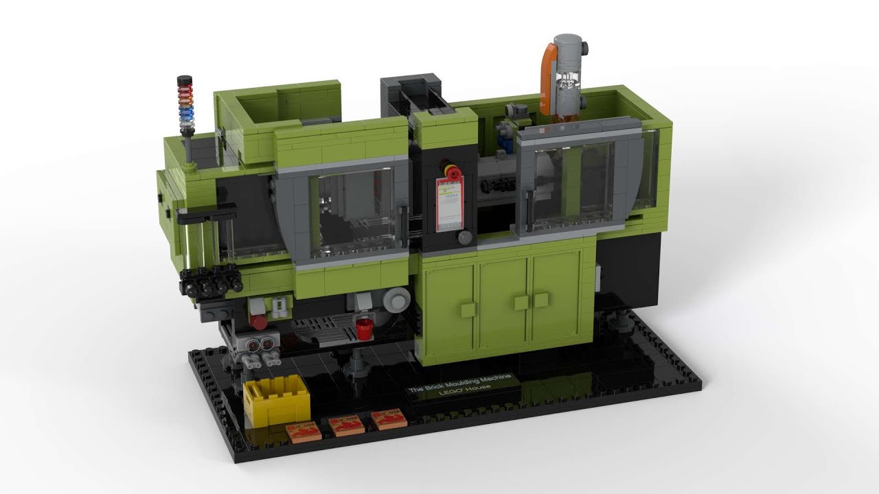Lego 40502 Brick Moulding Machine Speed Build Studio Bricklink LDD by PLegoBB