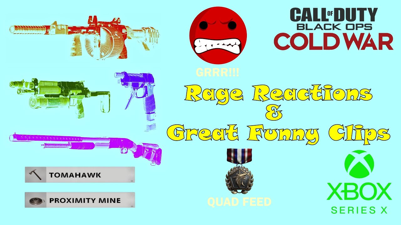 Cod Cold War Rage Rage Reactions & Great Funny Clips (Black Ops Cold War) - YouTube