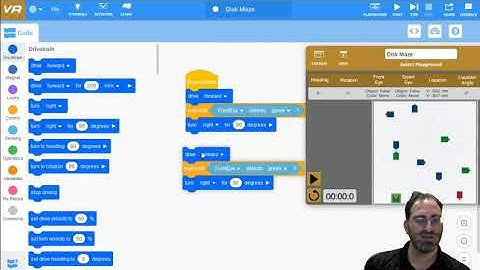 VEXCode VR - Disk Maze