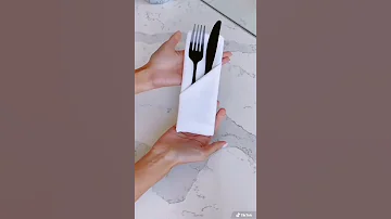 How To Fold A Napkins For A More Elegant Table 