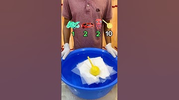 TRY TO GUESS HOW MANY TISSUE PAPER IT TOOKS!#experimnent #asmr #satisfying #water